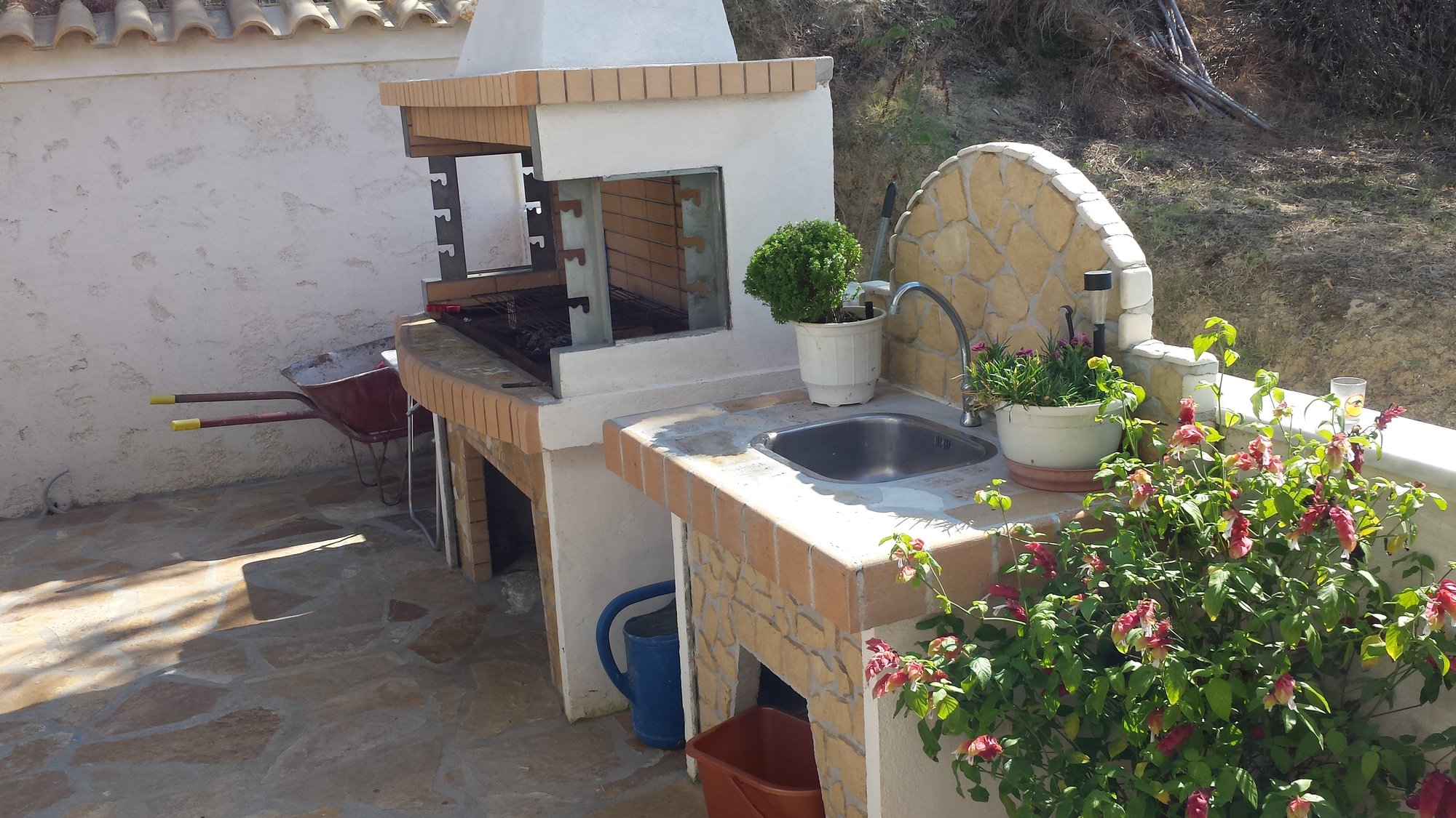 Garden BBQ corner