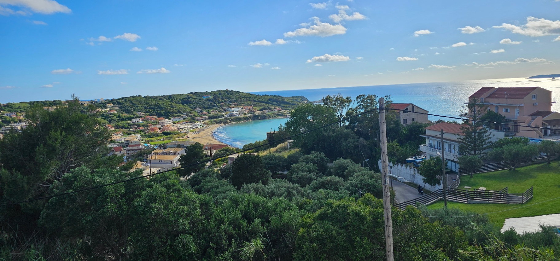 Panoramic view of the bay
